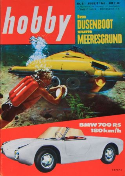 "Hobby - Das Magazin der Technik" 1961 BMW Technic-Magazine (2486)